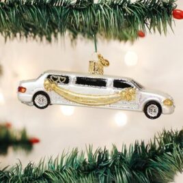 Just Married Limo Ornament